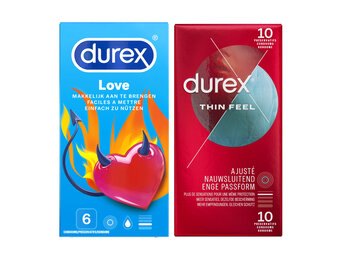 Durex - Condooms Love 6st - Thin Feel Close Fit 10st