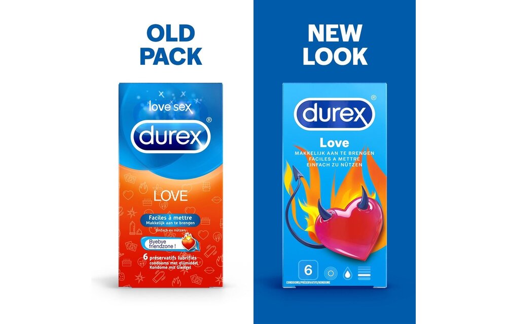 Durex - Condooms Love 6st - Thin Feel Close Fit 10st