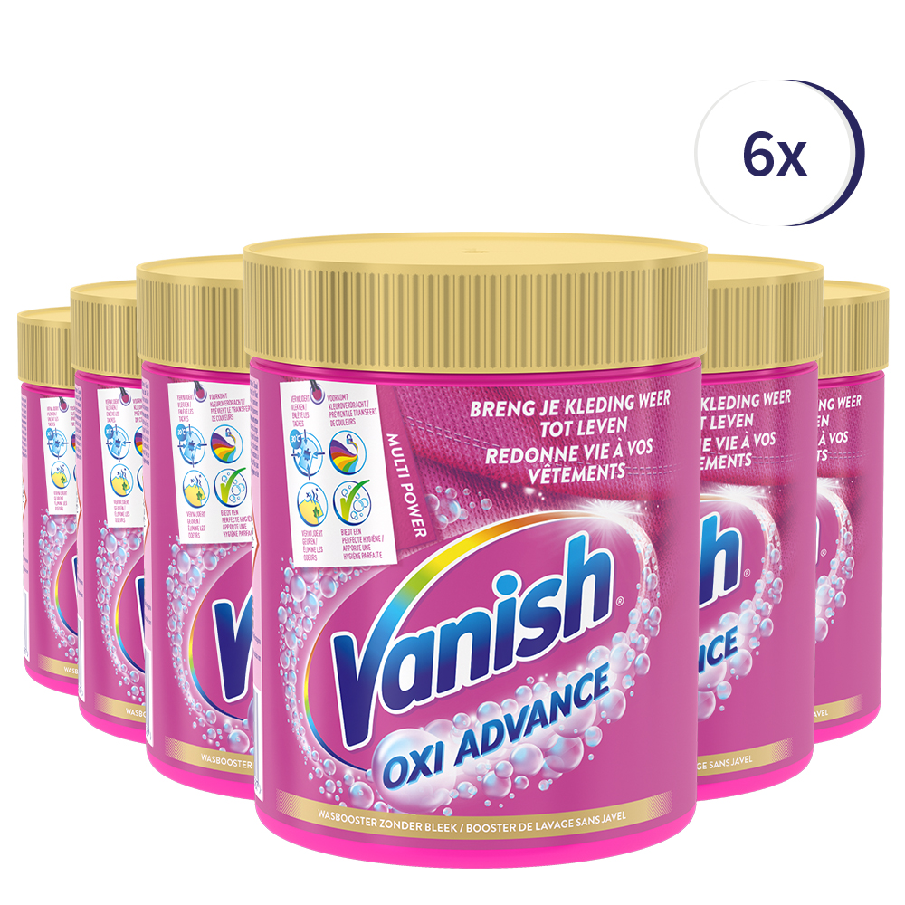 Vanish Oxi Advance Multi Power Colour Powder 470 gr x6