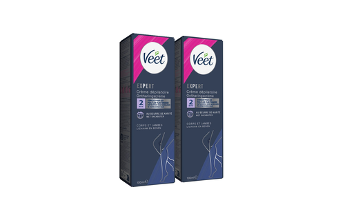 Veet - Expert - Ontharingscreme Benen 100ml - 2 stuks - Voordeelverpakking