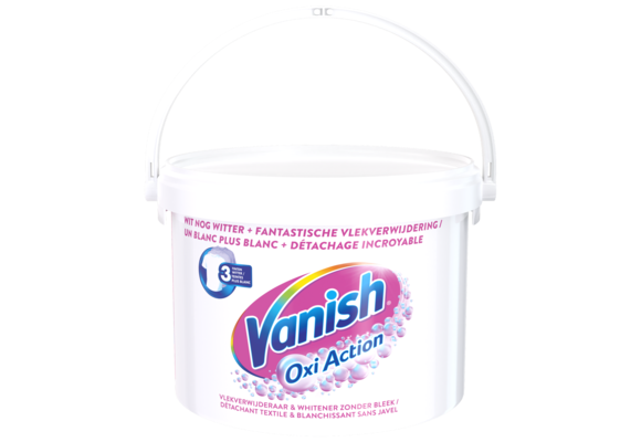 Vanish Oxi Action Crystal White Base Poeder - Voor Witte Was - 2.7 kg