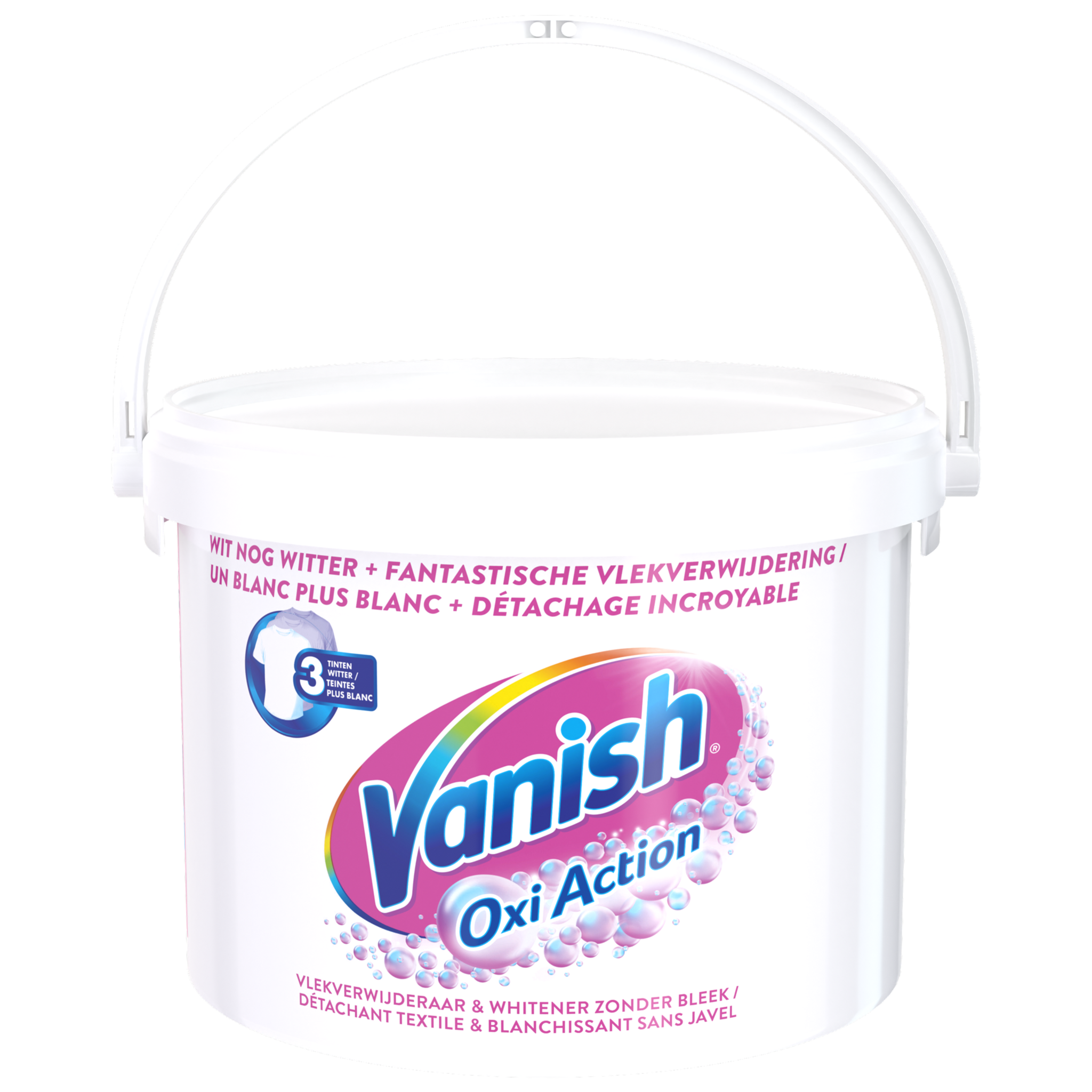 Vanish Oxi Action Crystal White Base Poeder - Voor Witte Was - 2.7 kg