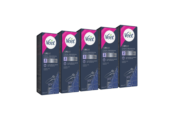 Veet - Expert - Ontharingscreme Oksels 100ml - 5 stuks - Voordeelverpakking