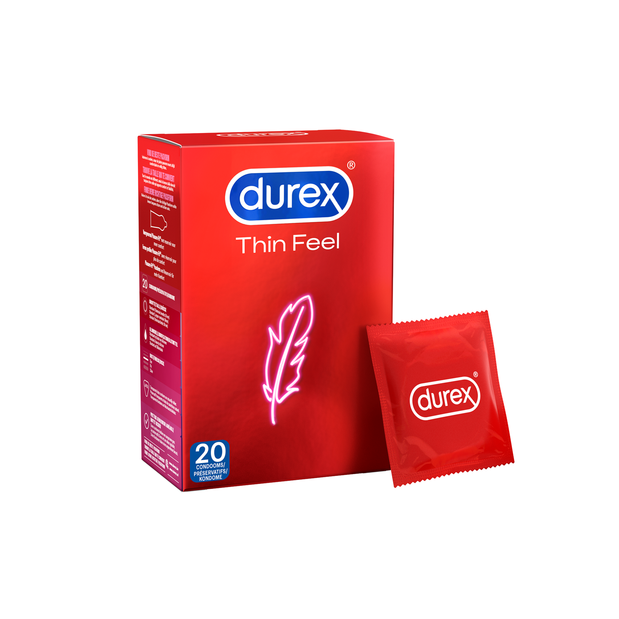 Veet Men x Durex - Ontharingskit voor Intieme Delen - 100ml Ontharingscrème + 50ml Aftercare balsem - Condooms - 20 stuks - Thin Feel - Glijmiddel - 10ML - Intense Orgasm - Voordeelverpakking