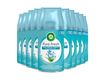Air Wick Freshmatic Luchtverfrisser - Pure Fresh Lentedauw - Navulling - 250 ml - 10 stuks - Voordeelverpakking