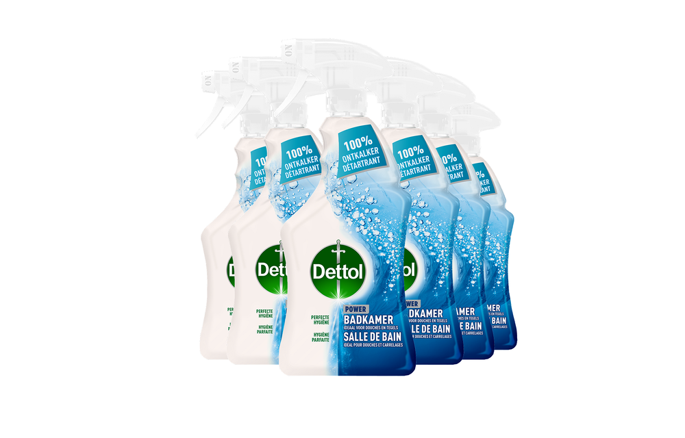 Dettol Nettoyant Salle de Bain Power 750ml - 6 Stuks
