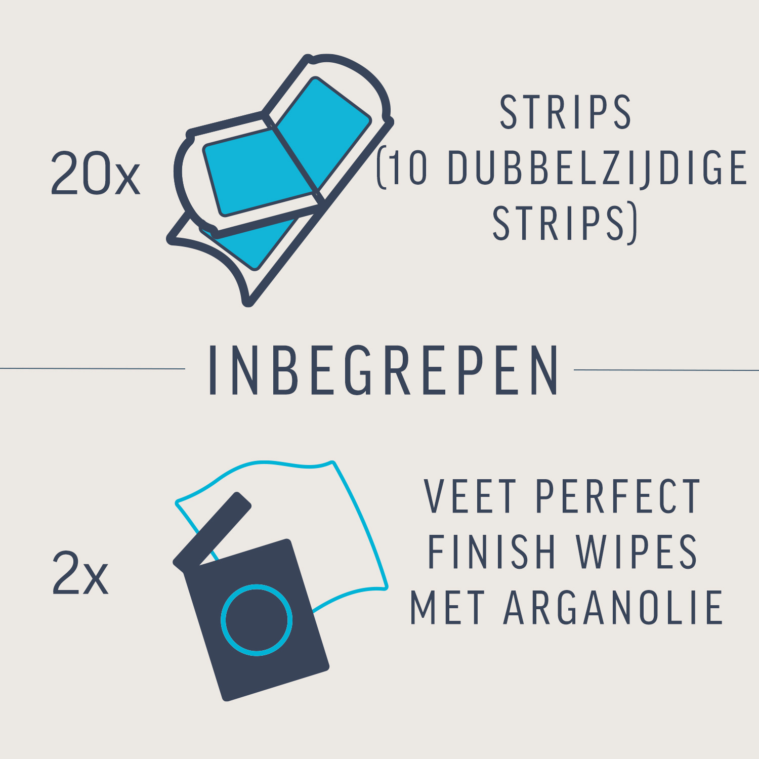Veet - Gevoelige huid - Miraculous oil - Ontharingsstrips Benen (Sensitive) 40st