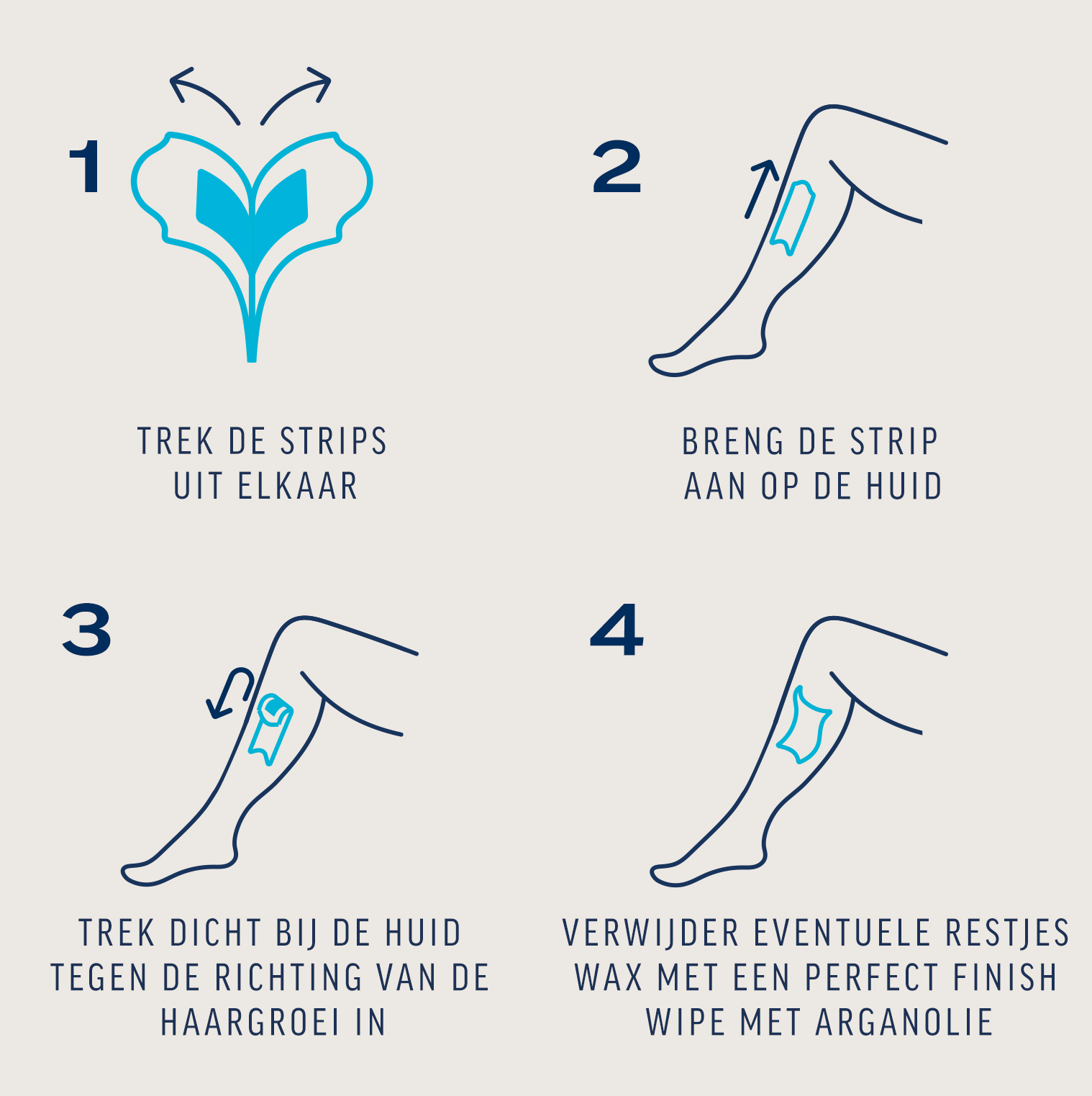 Veet - Gevoelige huid - Miraculous oil - Ontharingsstrips Benen (Sensitive) 40st