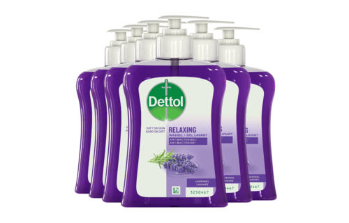 Dettol - Handzeep Verzachtend - Lavendel - 6 x 250 ml - Grootverpakking