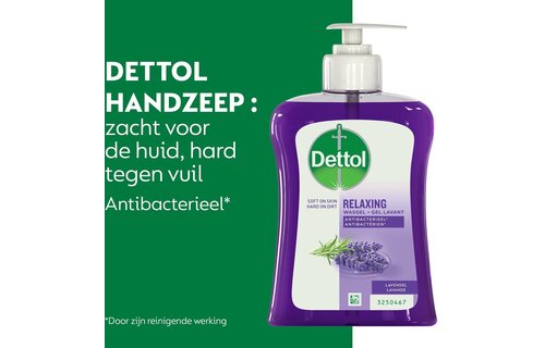 Dettol - Handzeep Verzachtend - Lavendel - 6 x 250 ml - Grootverpakking