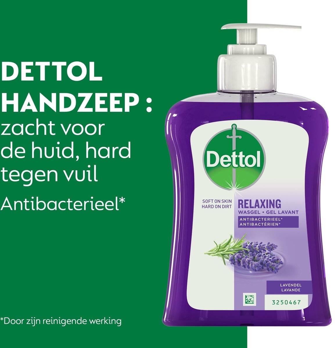 Dettol - Handzeep Verzachtend - Lavendel - 6 x 250 ml - Grootverpakking