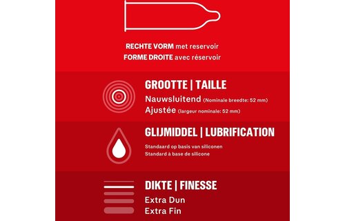 Durex Condooms Thin Feel Extra Thin 10st x2