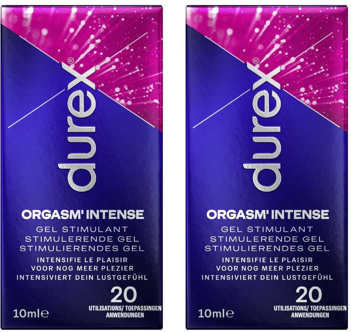 Durex Stimulerende Gel - Intense Orgasm 10ml x2
