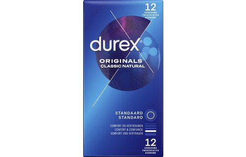 Durex Condooms Classic Natural 12st x3