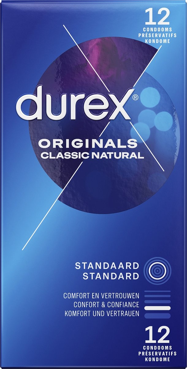 Durex Condooms Classic Natural 12st x3