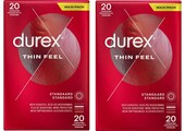 Durex Condooms Thin Feel 20st x2
