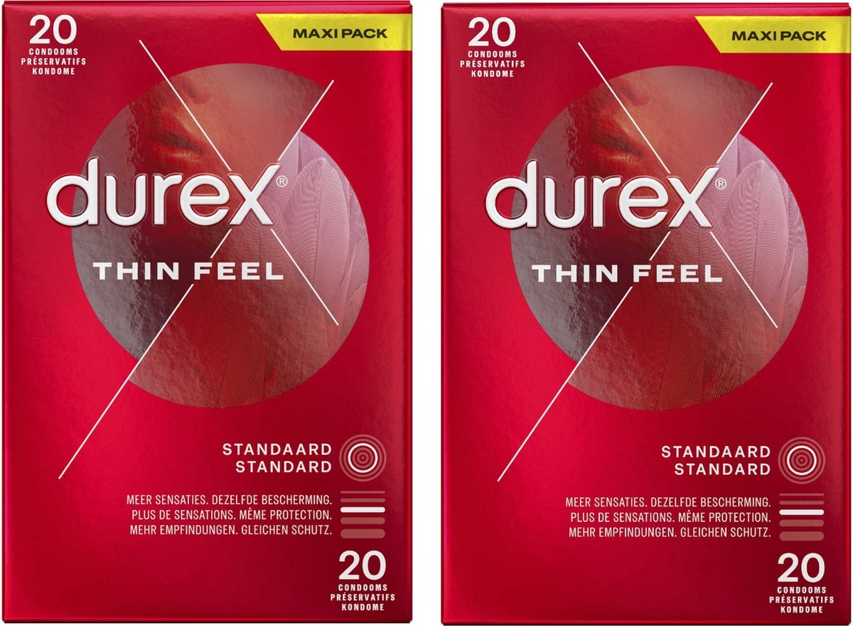 Durex  Condooms Thin Feel 20st x2