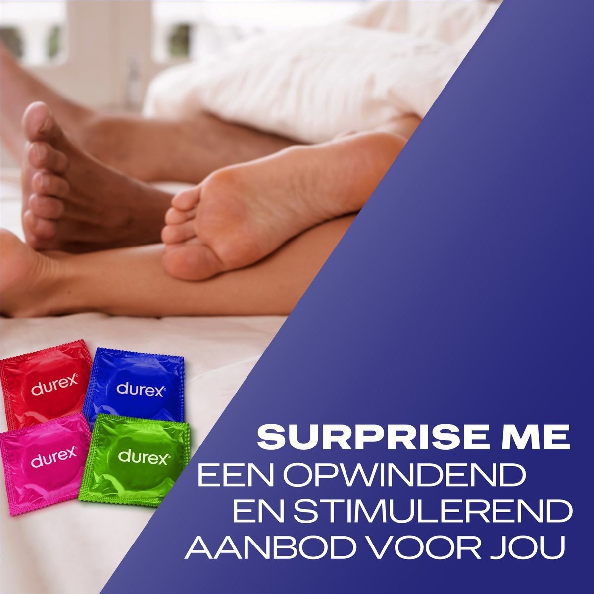 Durex Surprise Me - 40 condooms - Stimulerende Voordeelverpakking Voor Meer Plezier