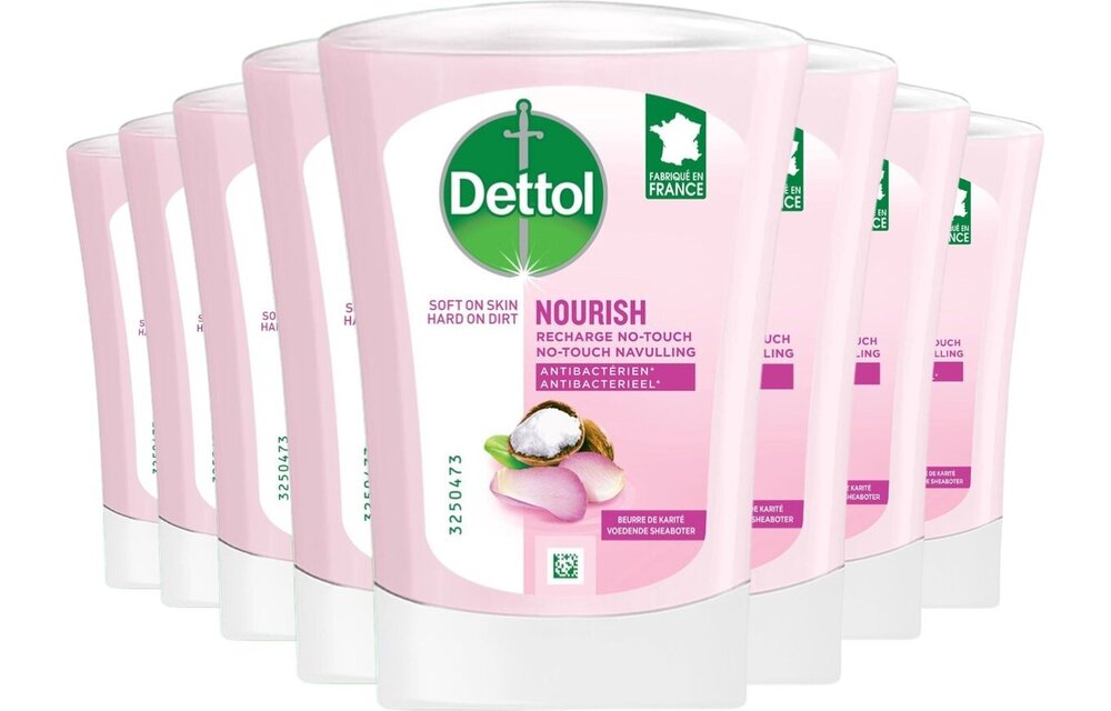 Dettol Handzeep No Touch Navulling - Galamboter - 250ml x8