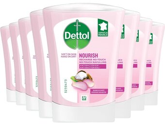 Dettol Handzeep No Touch Navulling - Galamboter - 250ml x8