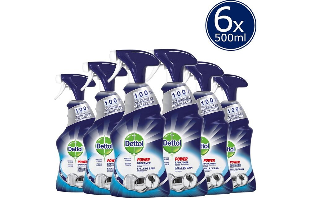 Allesreiniger Spray Power Fresh - Badkamer - 500ml x6