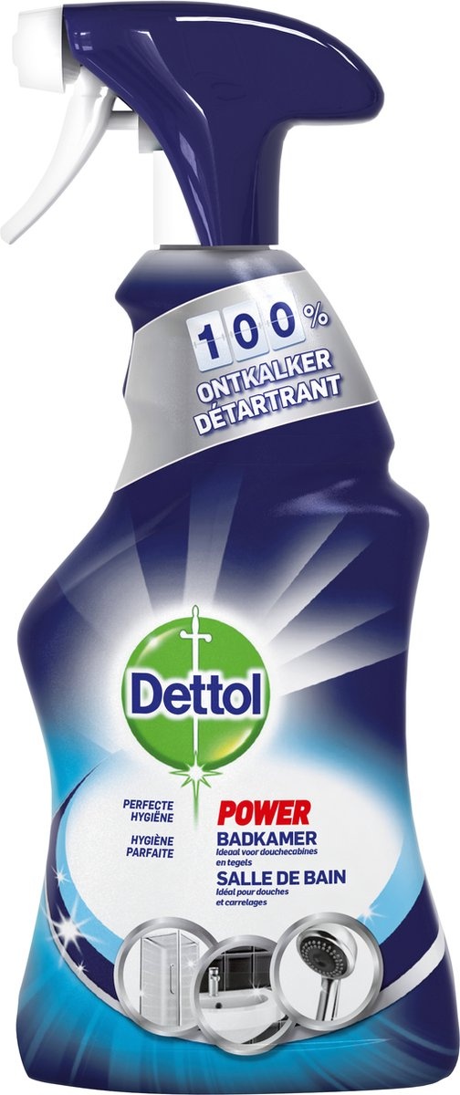 Dettol Allesreiniger Spray Power & Fresh - Badkamer - 500ml x6
