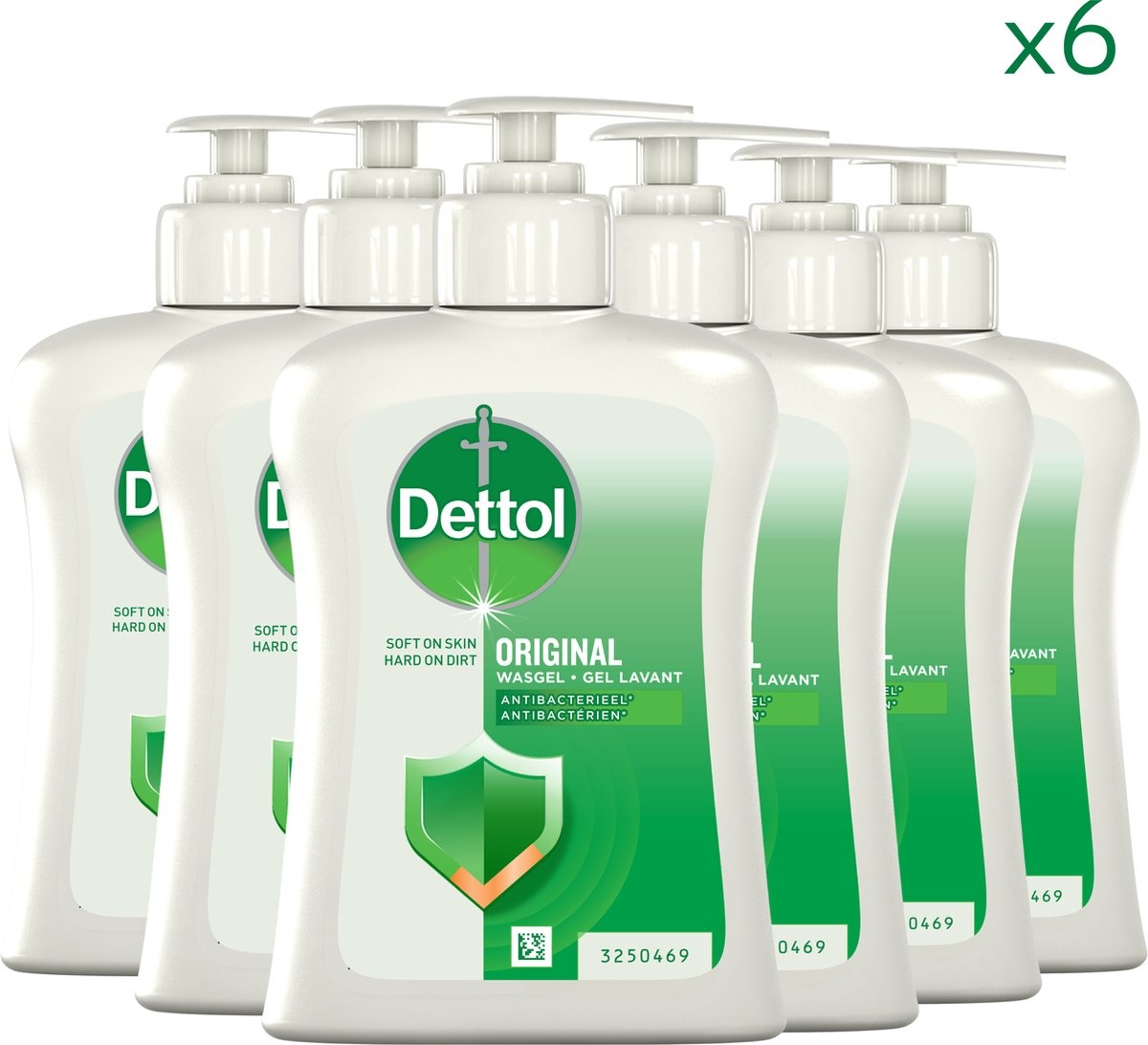 Dettol Handzeep - Original - 250ml x6