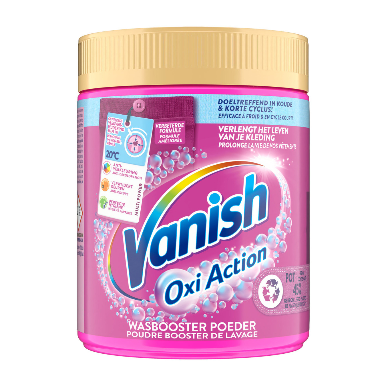 Vanish Oxi Action wasbooster poeder - 530 Gram