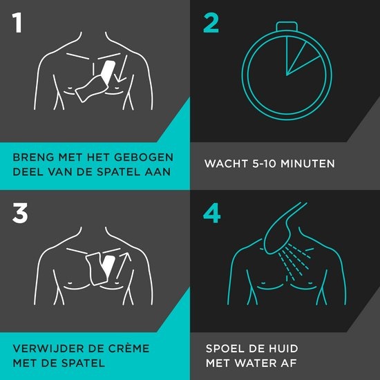 Veet Men - Total Pro - Ontharingscreme - Gevoelige Huid - Torso en Lichaam - 400ml x 5