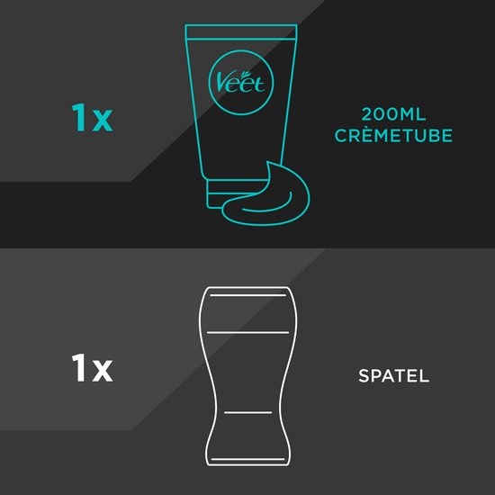 Veet Men - Total Pro - Ontharingscreme - Gevoelige Huid - Torso en Lichaam - 400ml x 3