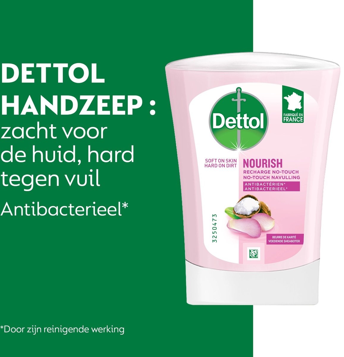 Dettol - Handzeep No Touch Navulling - Antibacterieel - Galamboter - 250ml x10 - Voordeelverpakking