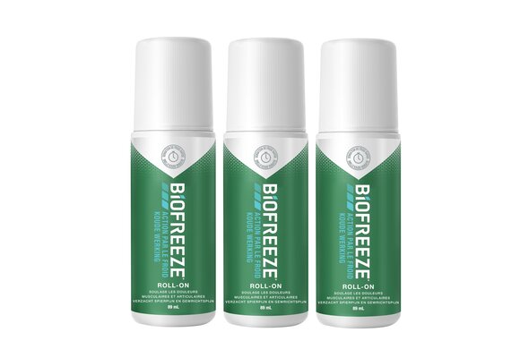 Biofreeze Roll-on 84g - Voordeelverpakking - 3 Stuks
