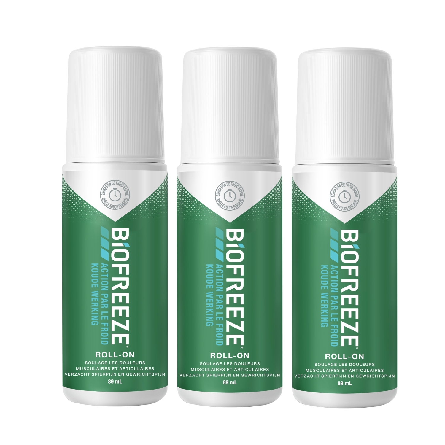 Biofreeze Roll-on 84g - Voordeelverpakking - 3 Stuks