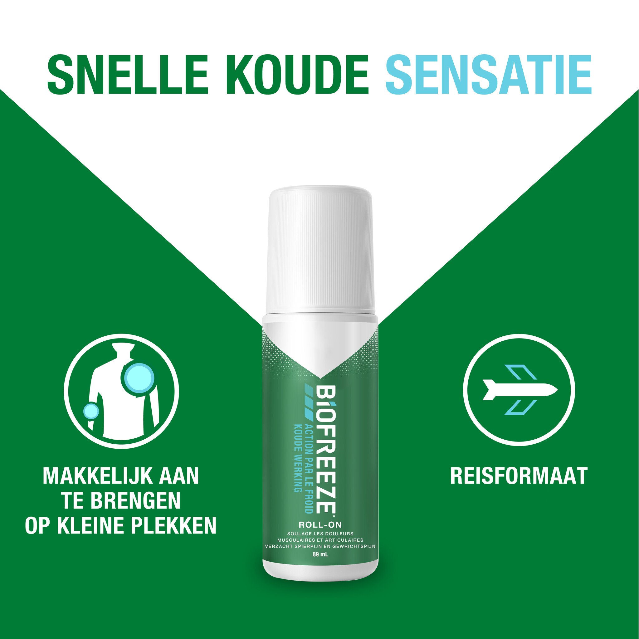 Biofreeze Roll-on 84g - Voordeelverpakking - 2 Stuks