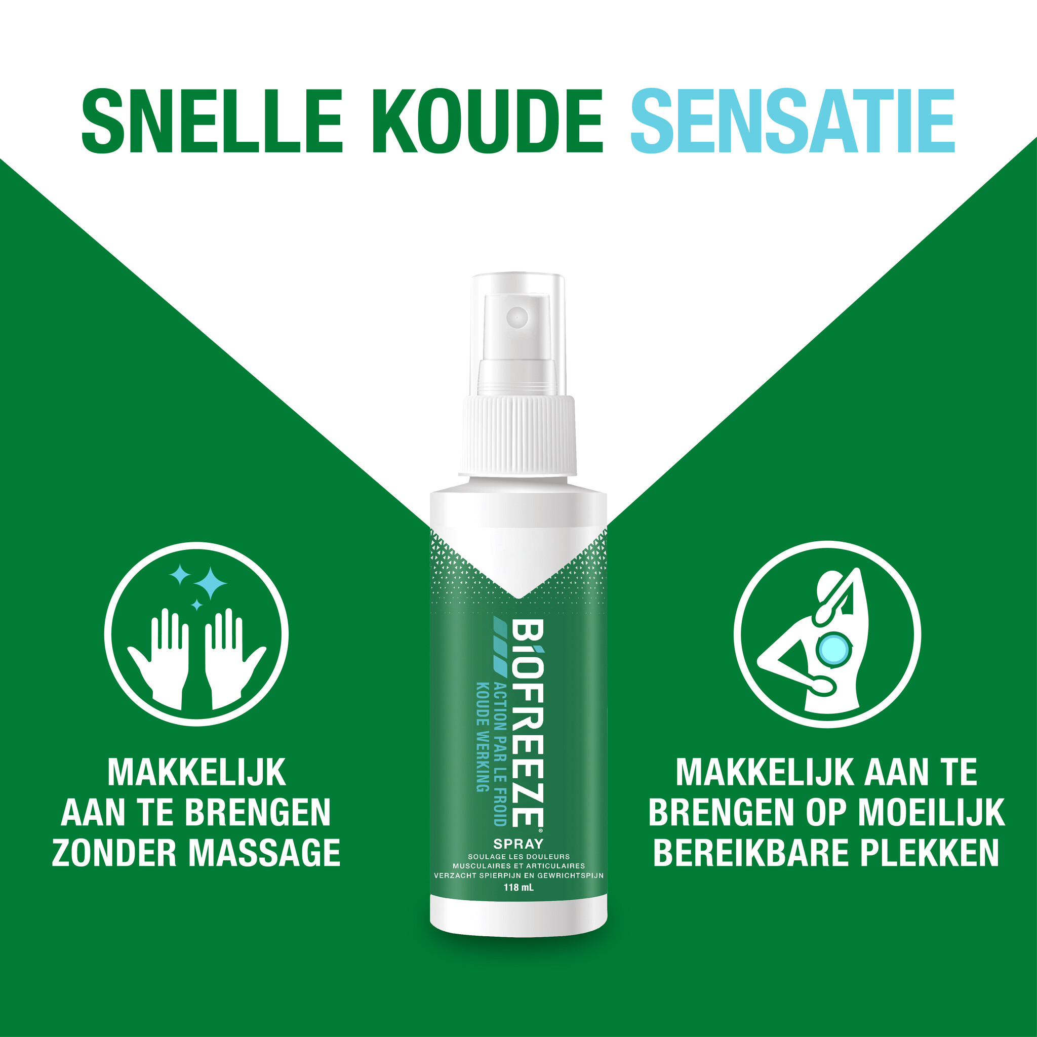 Biofreeze Spray 104g - Voordeelverpakking - 2 Stuks