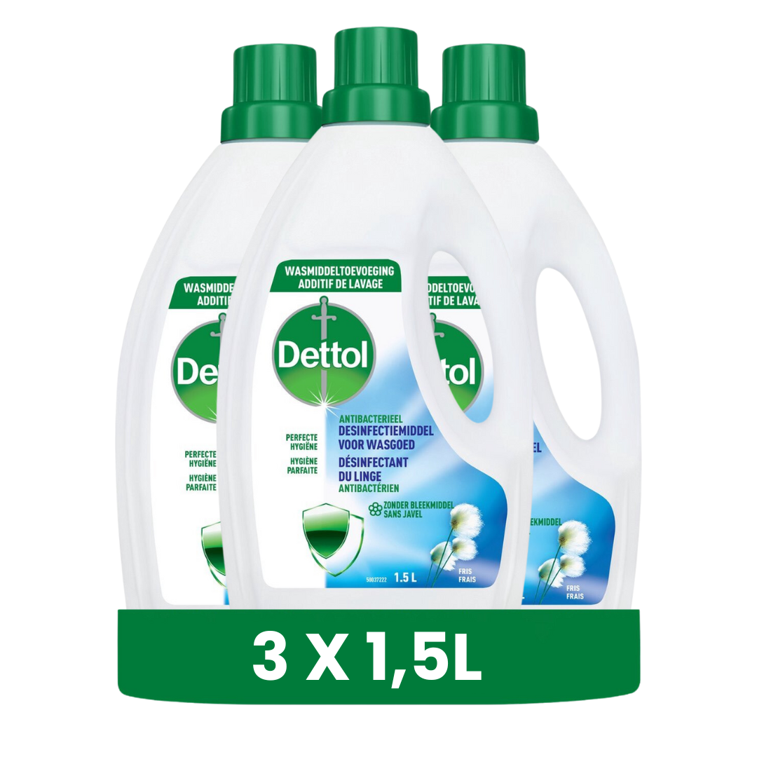 Dettol Was Toevoeging Hygiëne Fresh - 1,5L x3