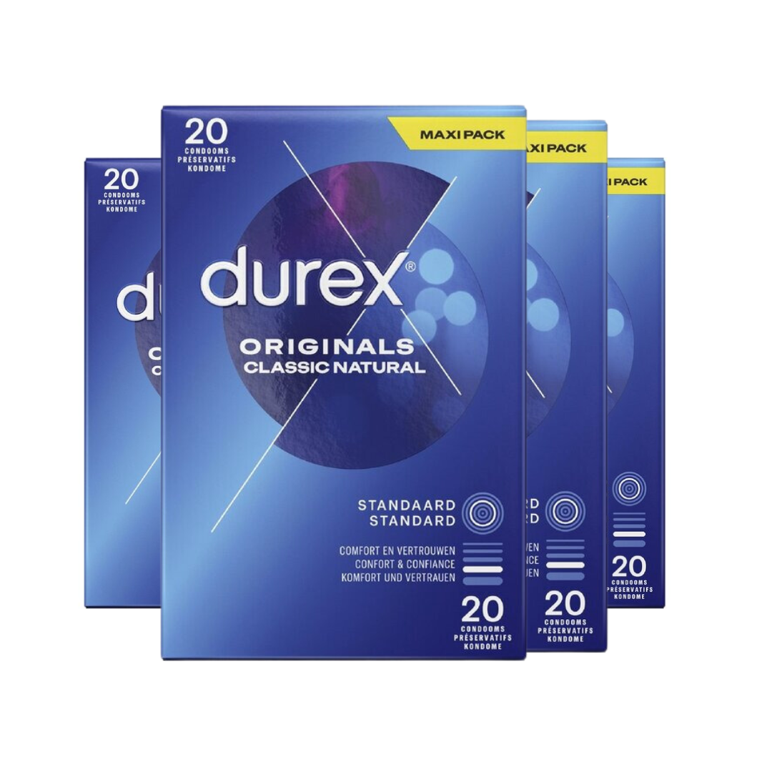 Durex Condooms Classic Natural 20st x4