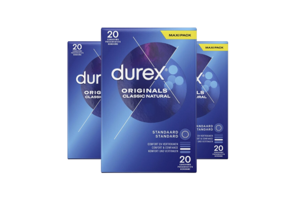 Durex Condooms Classic Natural 20st x3