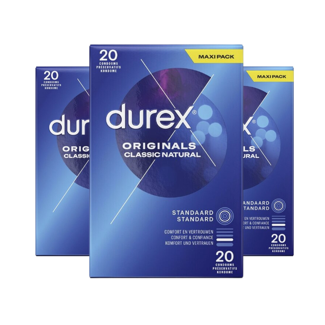 Durex Condooms Classic Natural 20st x3