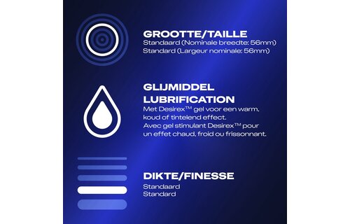 Durex Condooms 50 Stuks - Orgasm Intense 10st - Performa 10st - Pleasure Me 10st -  Nude 10st - Thin Feel Extra Thin 10st - Voordeelverpakking