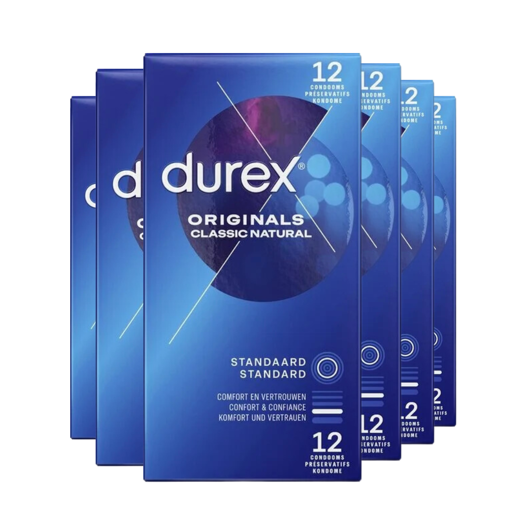 Durex Condooms Classic Natural 12st x6