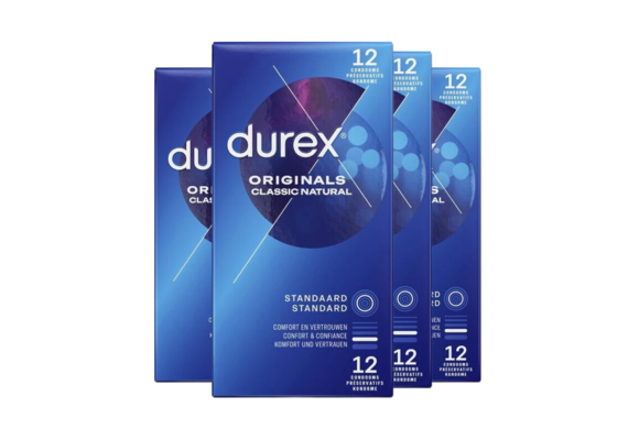 Durex Condooms Classic Natural 12st x4