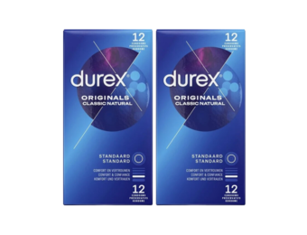 Durex Condooms Classic Natural 12st x2