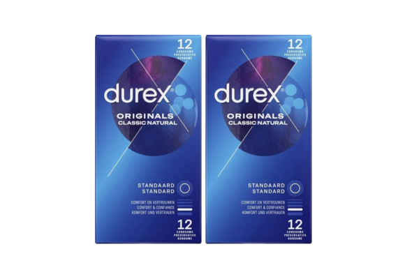Durex Condooms Classic Natural 12st x2