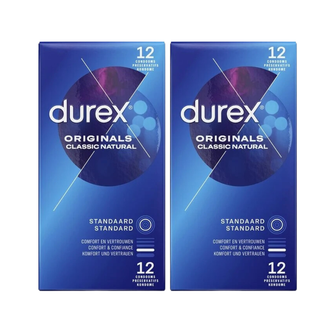 Durex Condooms Classic Natural 12st x2