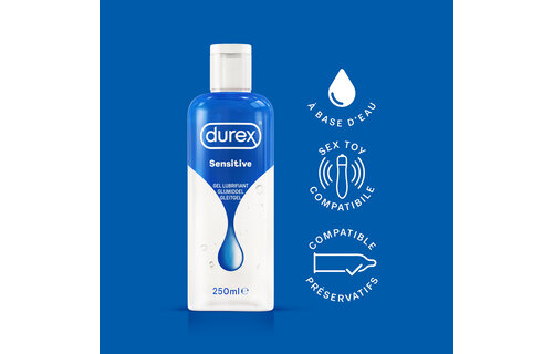 Durex Glijmiddel Sensitive - 250 ml x4 - Voordeelverpakking
