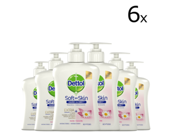 Dettol Handzeep - Extra Care Gevoelige en Normale Huid Lotus &amp; Kamille 250ml x12