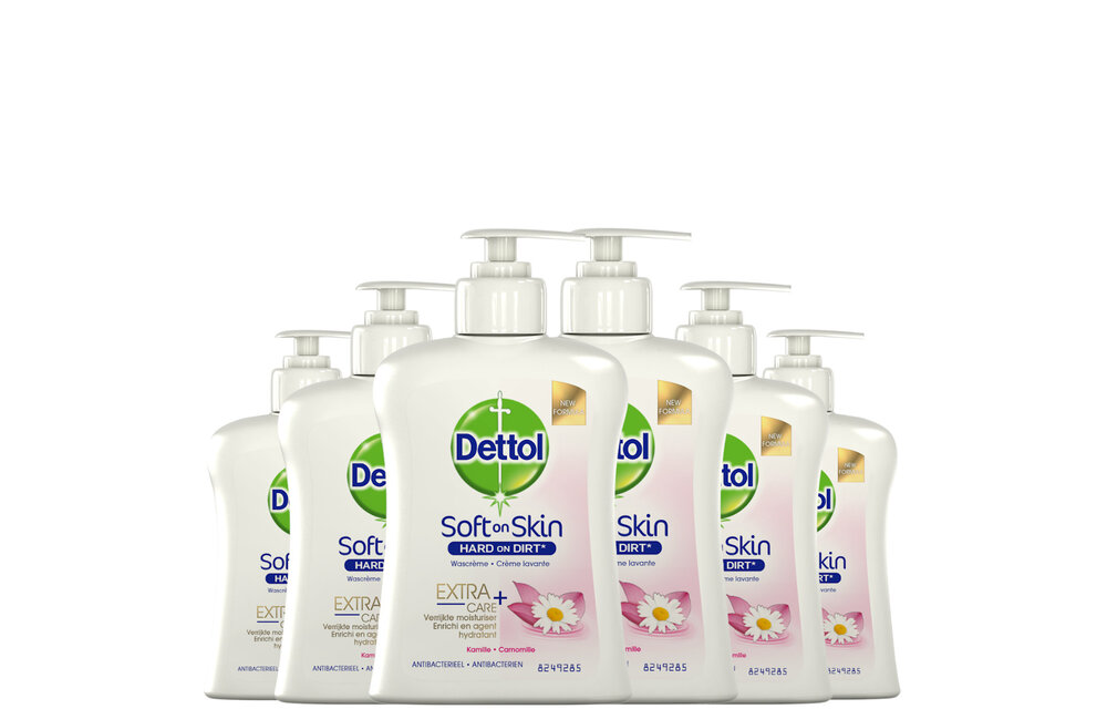 Handzeep - Extra Care Gevoelige en Normale Huid Lotus Kamille 250ml x6