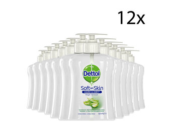 Dettol Handzeep - Verzachtend – Aloe Vera - 250ml x12