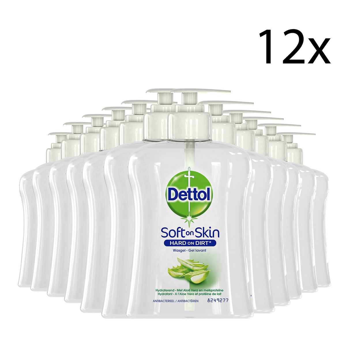 Dettol Handzeep - Verzachtend â€“ Aloe Vera - 250ml x12